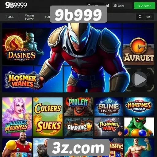 9b999 oferece ampla variedade de jogos online
